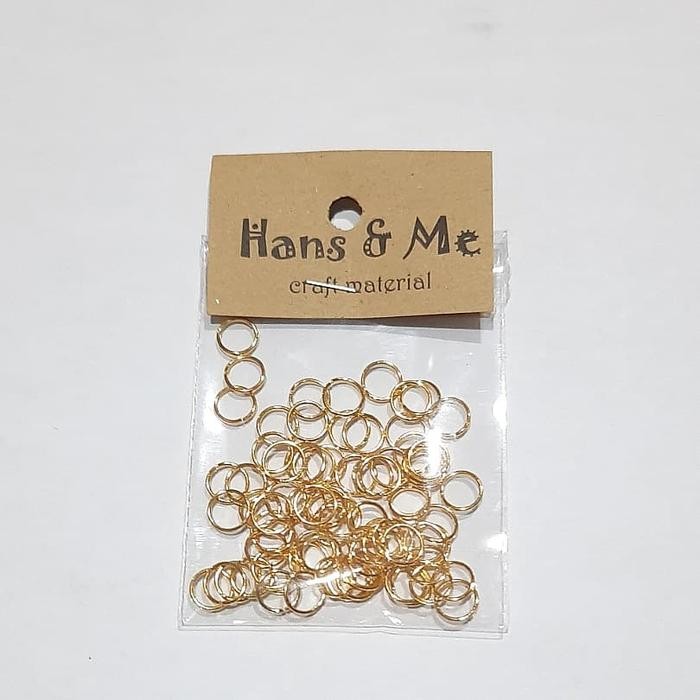 Ring Sambung Anting Gelang 7mm Emas