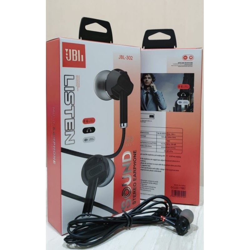 HF Headset Earphone ORI JBL 302 88