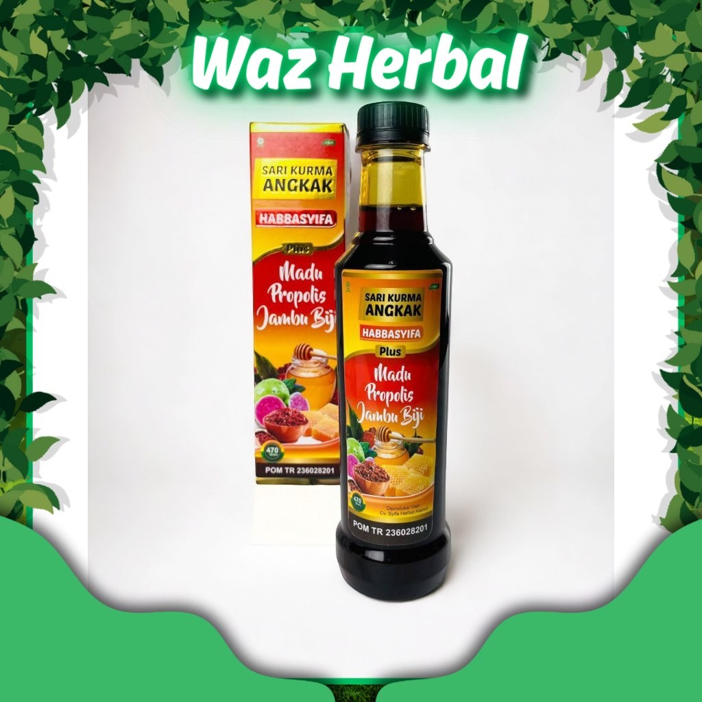 

ORIGINAL | Sari Kurma Angkak Habbasyifa 5 in 1 Sari Kurma Angkak - 470gr | Waz Herbal