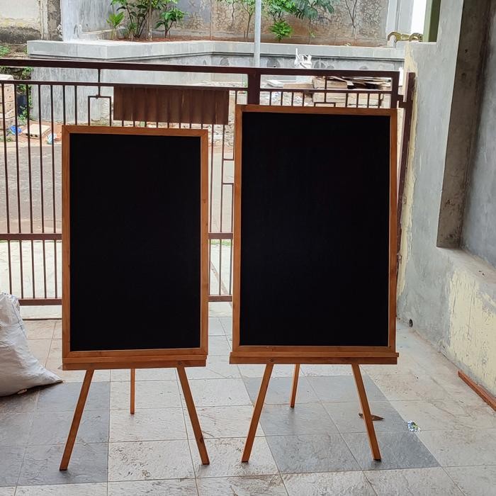 

Promo Papan Tulis Kapur Menu Kafe Blackboard Ukuran 60 x 90 termasuk stand - st 80 cm terlaris
