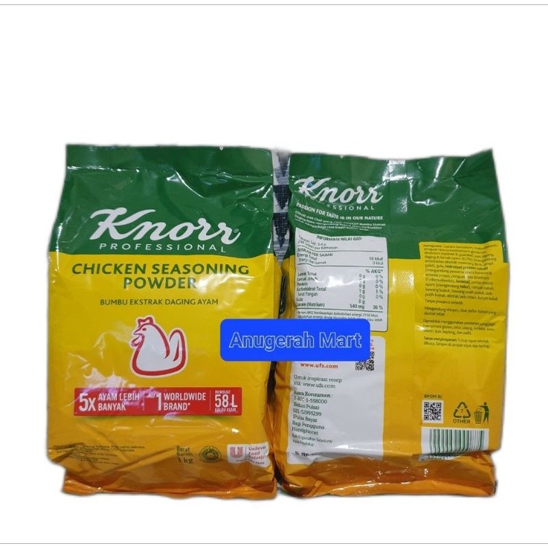 

Knorr Chicken Seasoning Powder / Bumbu Rasa Ayam Refill 1kg