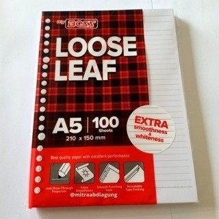 

Loose Leaf Big Boss A5 Isi 100 Lembar - MURMER