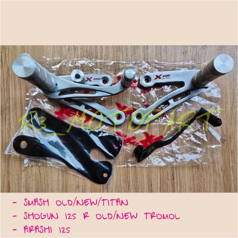Footstep Underbon Xroad Smash Old/New/Titan/Shogun 125 Old FD/Arashi Step UB X-Road Underbond/Underb