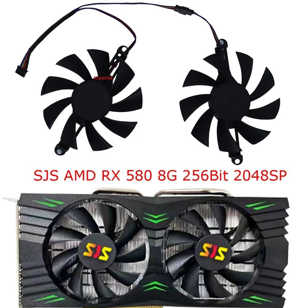 Video Card Fan,VGA GPU Cooler,T129215SU,For SJS RX 580 RX580 8G,For SJS RX 5500XT RX 5500XT 8G Gamin