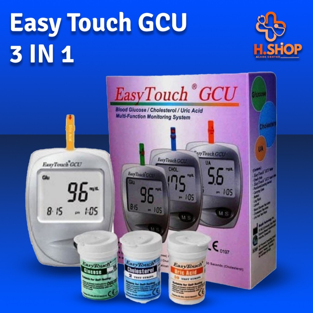 

Easy Touch GCU / Alat Cek Darah 3in1 - Cek Gula Darah Kolesterol Asam Urat Alat Cek EASY TOUCH GCU 3 In 1 Gula Darah Kolesterol Asam Urat / Alat Cek Easy Touch GCU 3 in 1 Gula Darah, Kolesterol, Asam Urat / Alat Easy Touch GCU 3in1 Test Cek Gula Darah