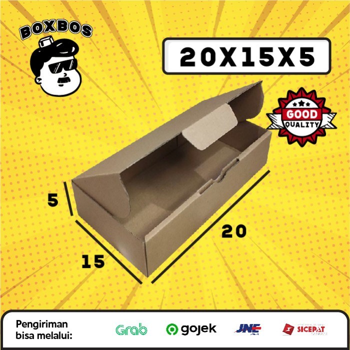 

20x15x5 CM Pizza KARDUS Corrugated Packaging Box packing Diecut