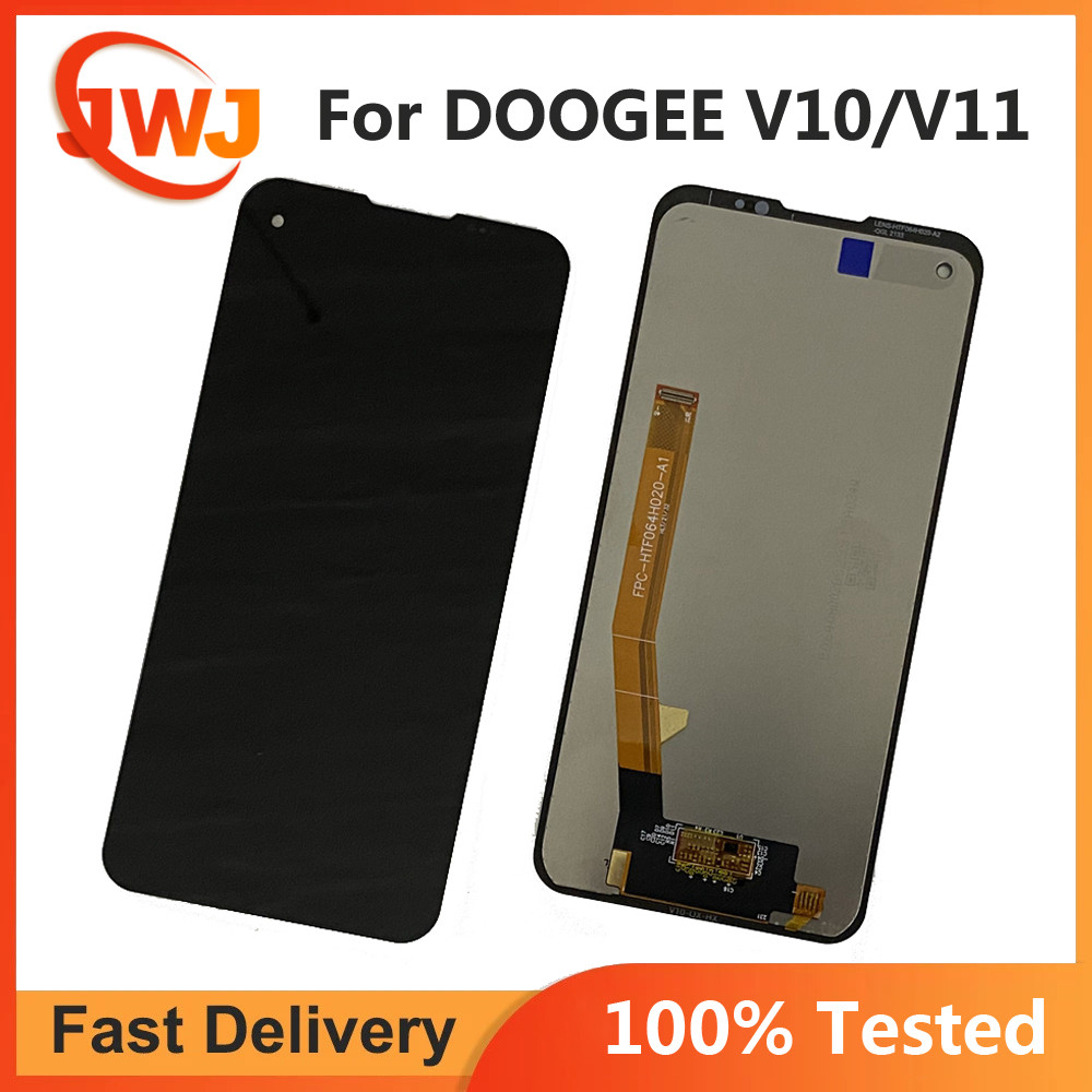 JWJFIX Original For Doogee V10 V11 LCD Display Touch Screen Digitizer Assembly For Doogee V10 LCD Re
