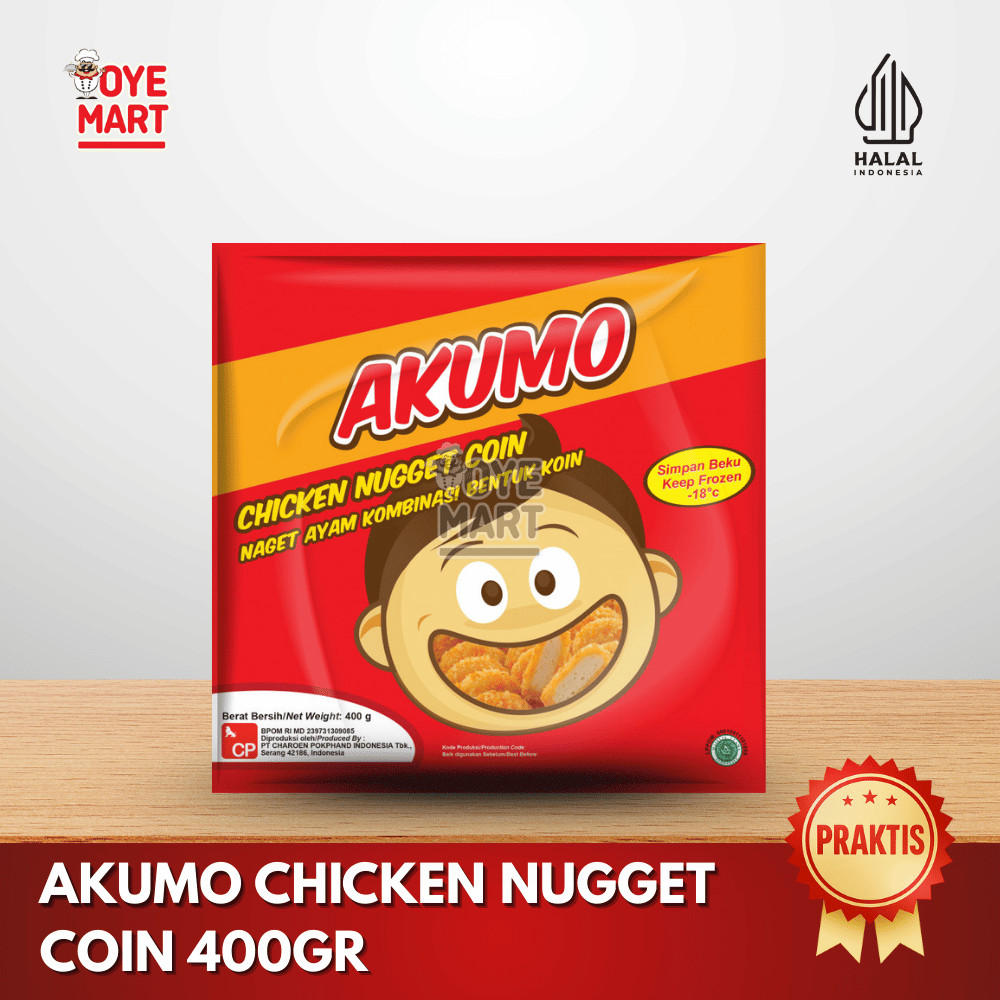 

AKUMO CHICKEN NUGGET COIN 400GR