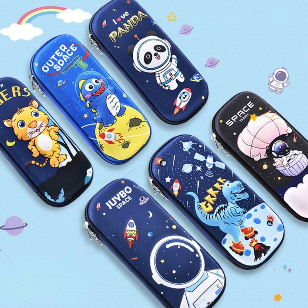 

Cartoon Large Capacity Pencil Case EVA Waterproof Pen Bag 3D Stationery Storage Box Student