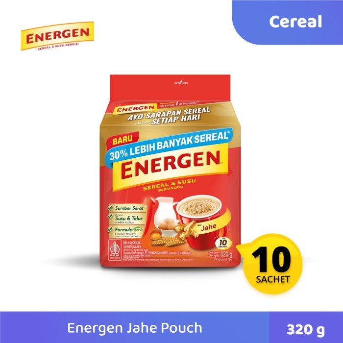 

ENERGEN Sereal Kemasan Jahe Pouch 10 Sachet