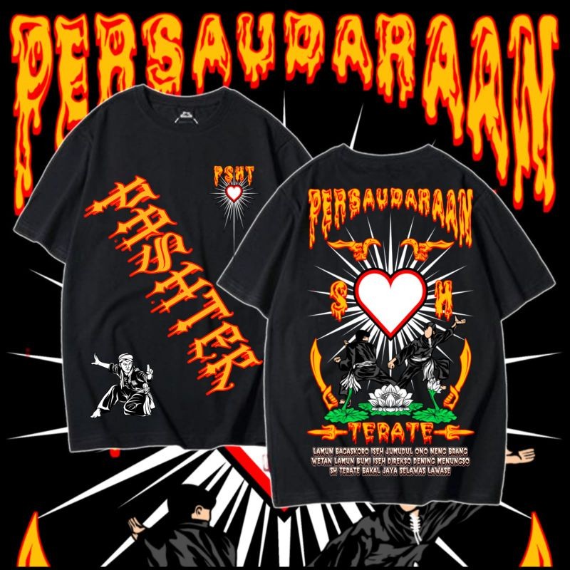 KAOS PSHT DESIGN LAWASHANT PASHTER FULL PUNGGUNG A2 BY FRENZYFASHION