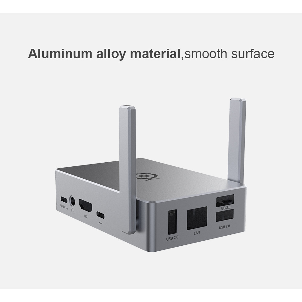 Orange Pi Aluminum alloy Case Suitable For Orange Pi 5 Or Orange Pi 5B Development Board Metal Shell
