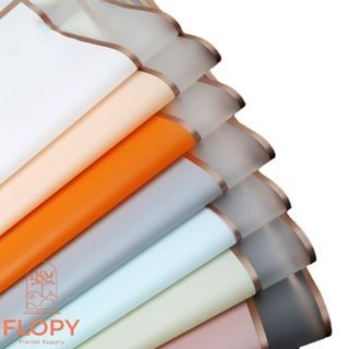 

[20 Lembar] Double List Gold Cellophane / Kertas Bunga / FW-IC