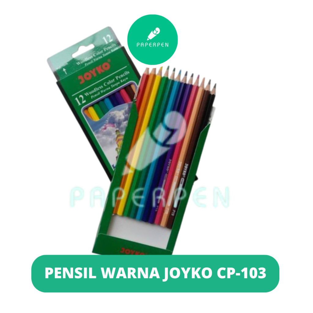 

(PST.ATK) PENSIL WARNA JOYKO CP103 PANJANG 12WARNA