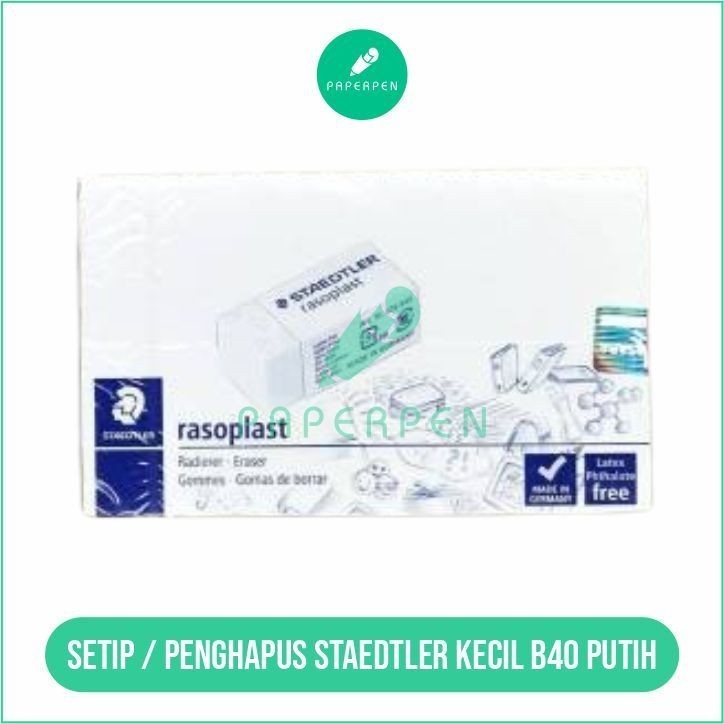 

(SN.ATK) SETIP / PENGHAPUS STAEDTLER KECIL B40 PUTIH