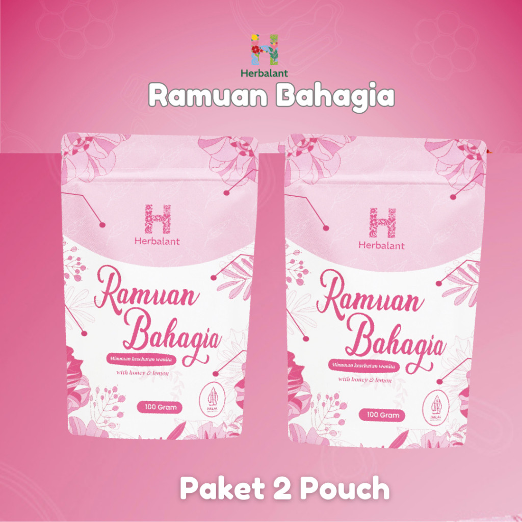 

Paket 2 Pcs Ramuan Bahagia Herbal Kesehatan Wanita terlambat haid / datang bulan & Asam Lambung Gerd