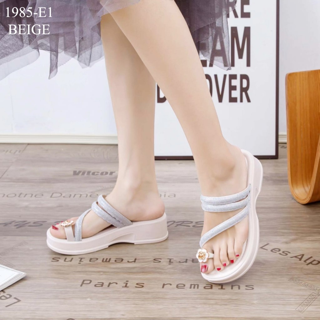 (pjb_jakarta2018) BEST SELLER - (COD) New Sandal Karet Wanita Import sandal daily rumahan sandal kar