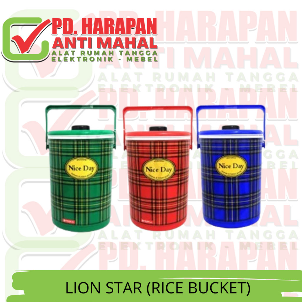 LION STAR (RICE BUCKET)/Termos nasi Thermos nasi super jumbo lion star /rice bucket lion star
