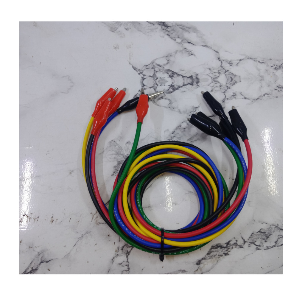 Kabel Jumper Aki Motor 500cm Dengan Penjepit Buaya Kecil 1 Set Jumper Aki Motor Jumper Mini