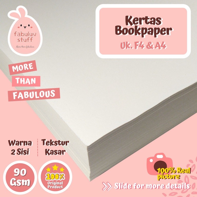 

Kertas Paperbook 90 gsm A4 F4