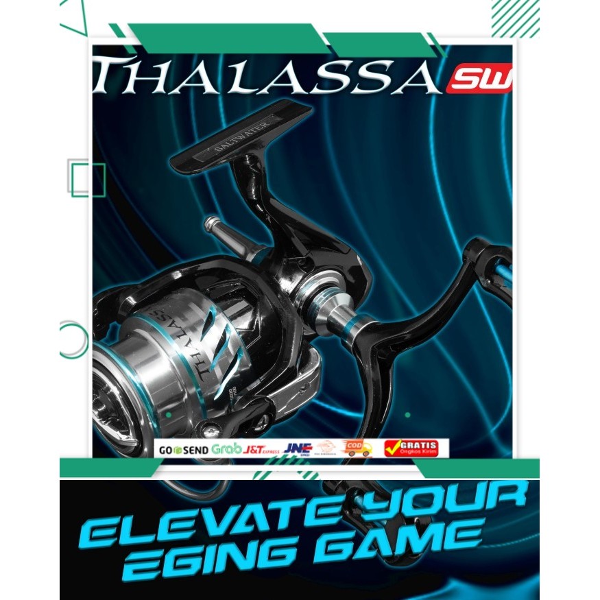 Paling Murah REEL DAIDO THALASSA HS SW 8BEARING 1000 2000 3000 POWER HANDLE - 1000SW