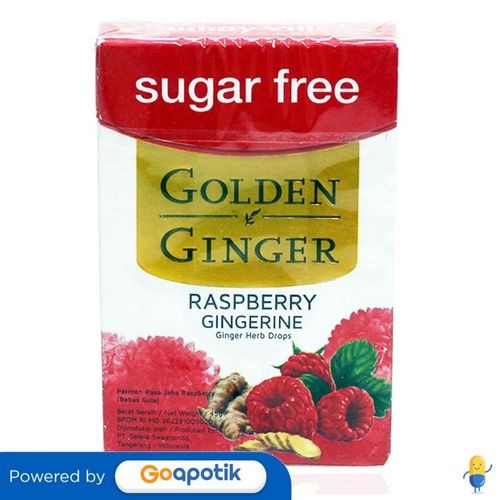 

Golden Ginger Fliptop Sugar Free Raspberry Gingerine 45 Gram