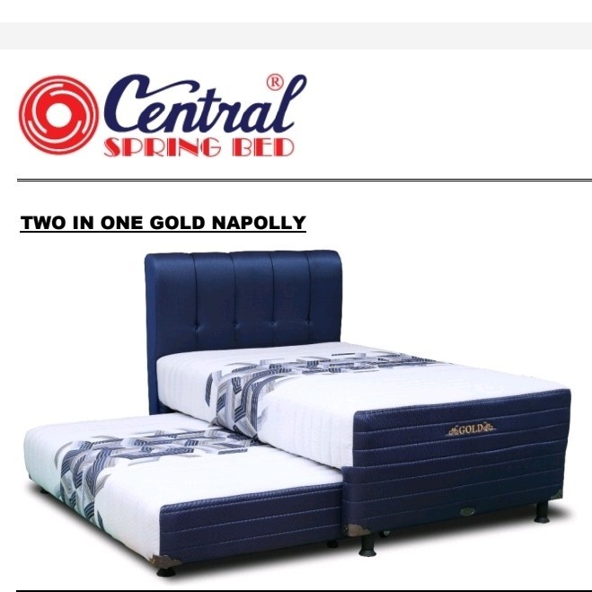 Springbed 2 in 1 Sorong Gold Sandaran X1 by Central