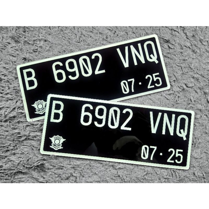 Plat Nomor Motor Akrilik / Variasi Akrilik Motor Custom / Plat Custom acrylic