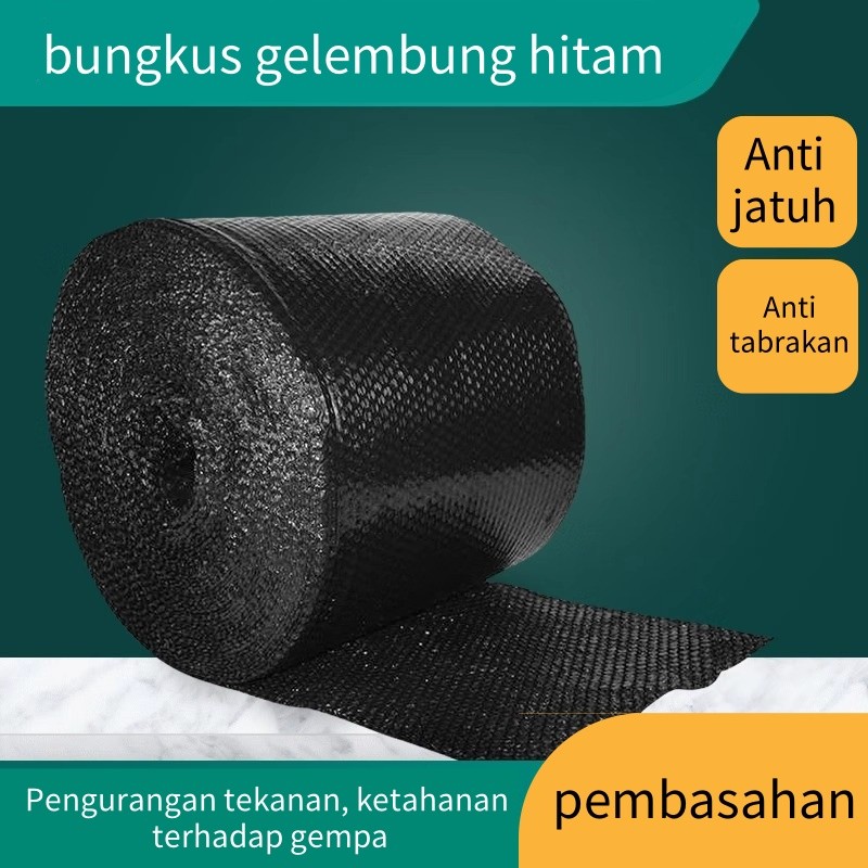 

Film gelembung untuk kemasan ekspres/film pelindung gelembung tahan guncangan hitam menebal/busa penyegel berperekat