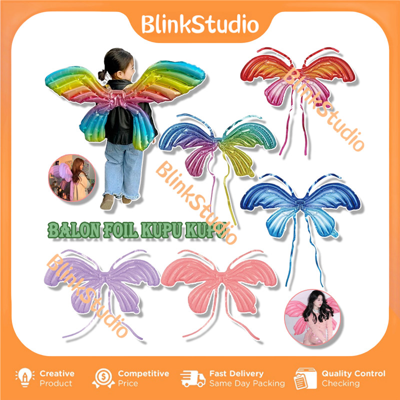 Sayap Balon / Balon Foil Sayap Kupu