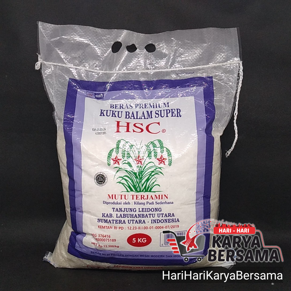 

BERAS PREMIUM KUKU BALAM SUPER HSC 5KG