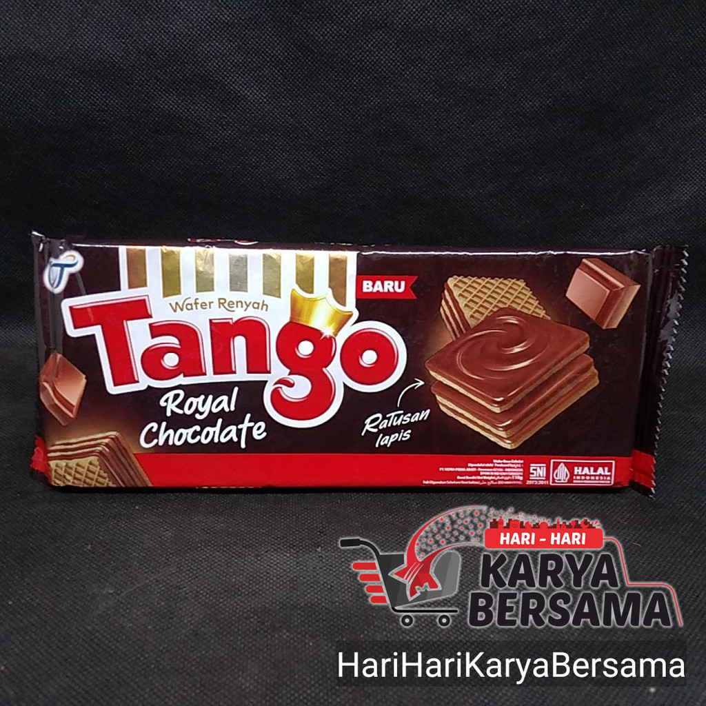 

MAKANAN RINGAN TANGO ROYAL CHOCOLATE WAFER 110GR