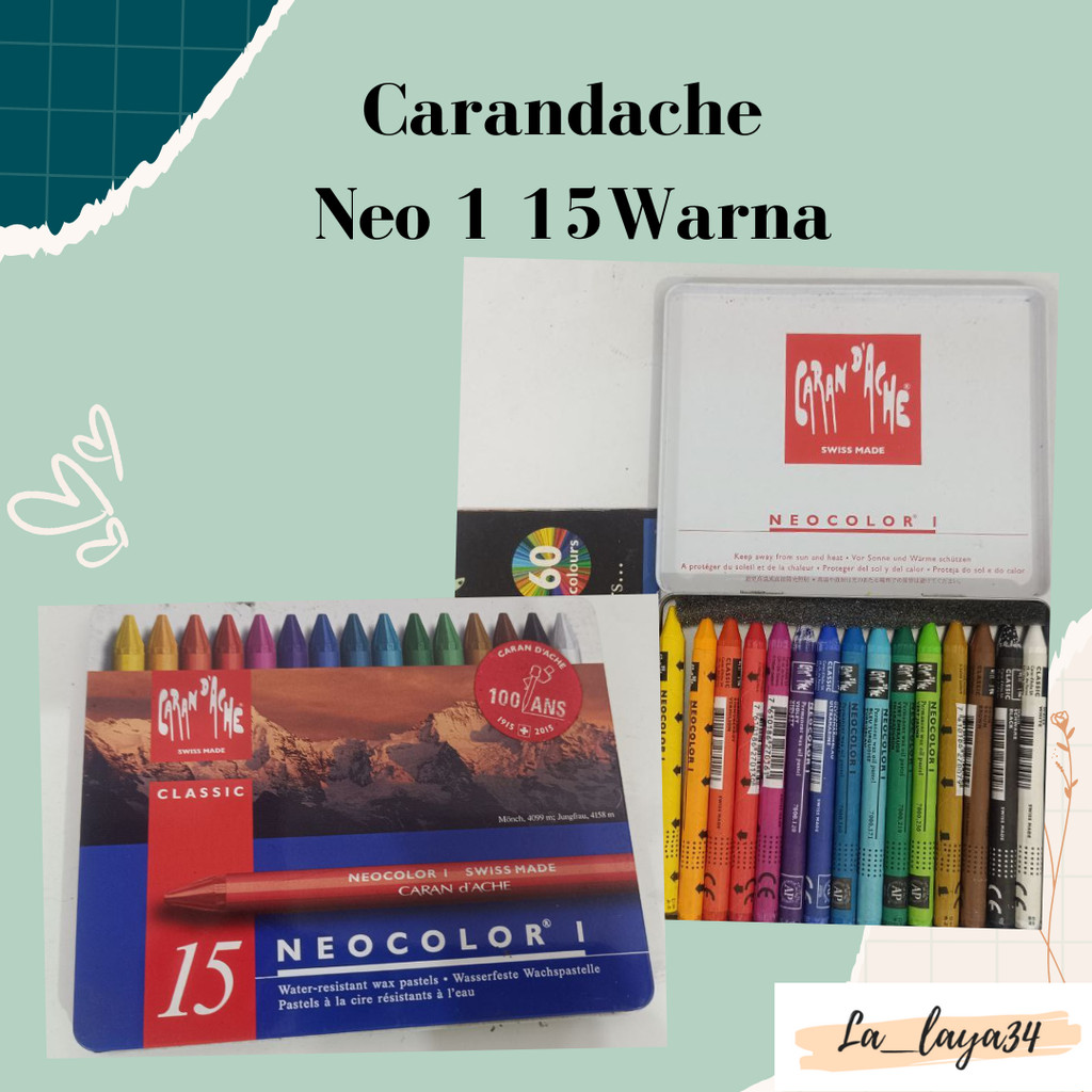 

Krayon Carandache Neo 1 15warna