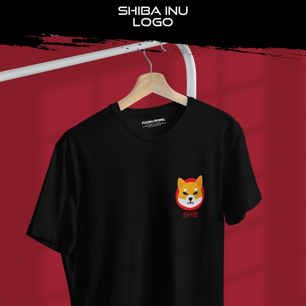 T-shirt Kaos Crypto "Shiba Inu SHIB" -Kaos Cryptocurrency/Kaos Shiba Inu/Kaos Shiba Army/Kaos Crypto