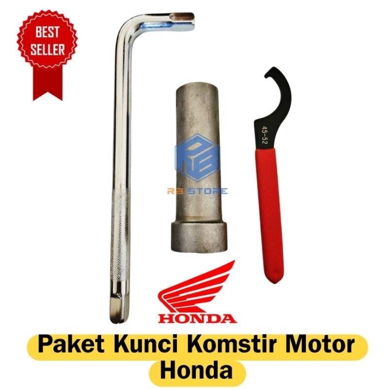 Paket Kunci Komstir Motor Honda Kunci Shock 32mm Segi 8 Kunci Komstir 45-52 mm Universal