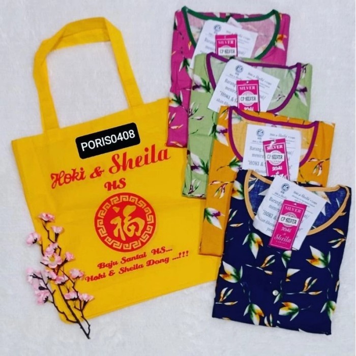 Baju Tidur HOKI SHEILA CP silver (Raisa)