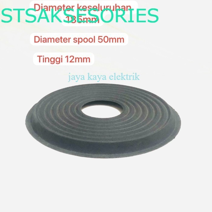 Dumper Demper Membran Speaker 15 inch Lubang Spool 50mm Diameter 185mm