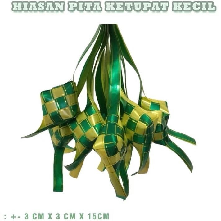 

[2PC] Hiasan Plastik ketupat Pita Kecil parcel lebaran Siap Pakai Per Pcs 3 Cm Hamper Gift Kado Hadiah Idul Fitri Hari Raya Goodie Bag Souvenir