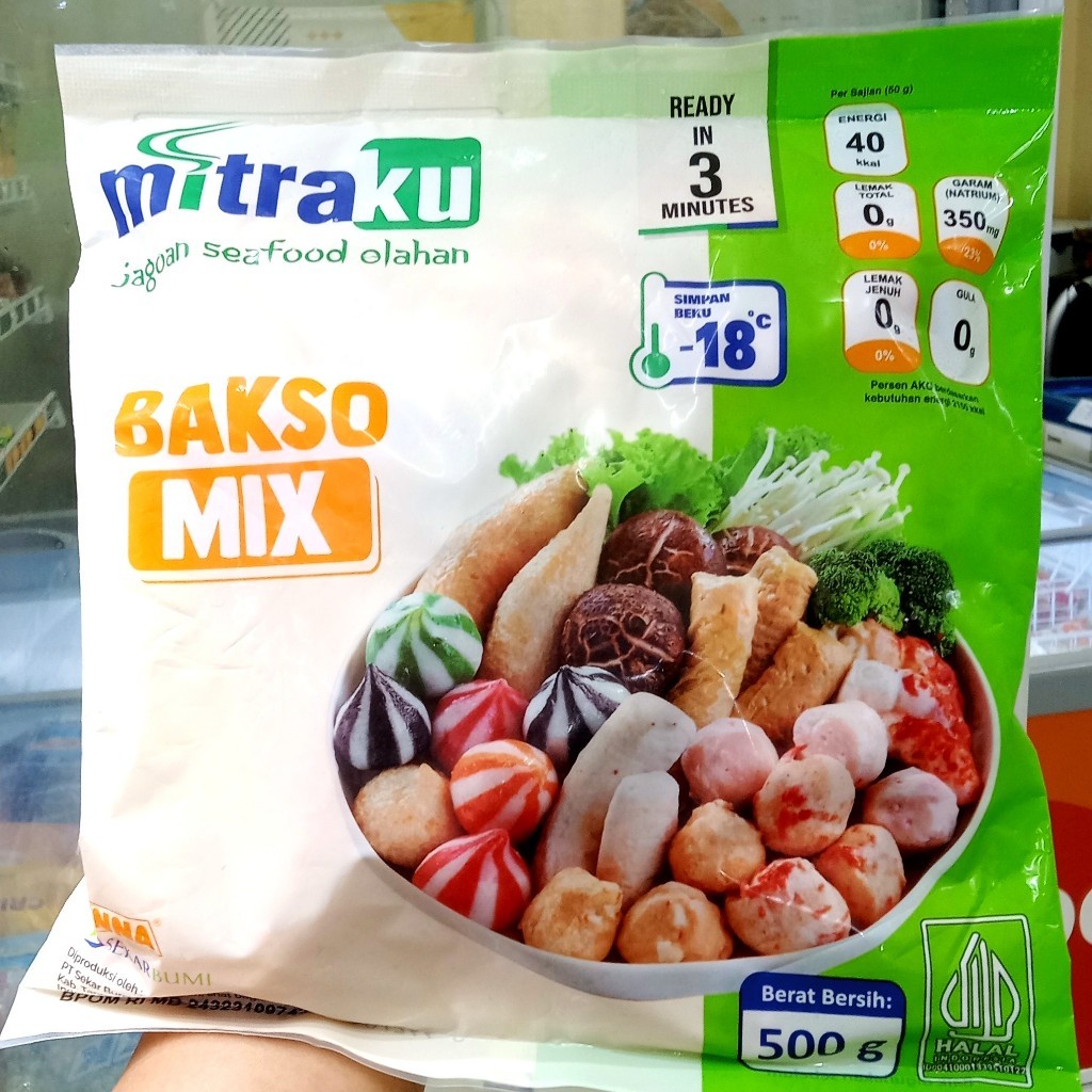 

Mitraku Bakso Seafood Mix 500gr