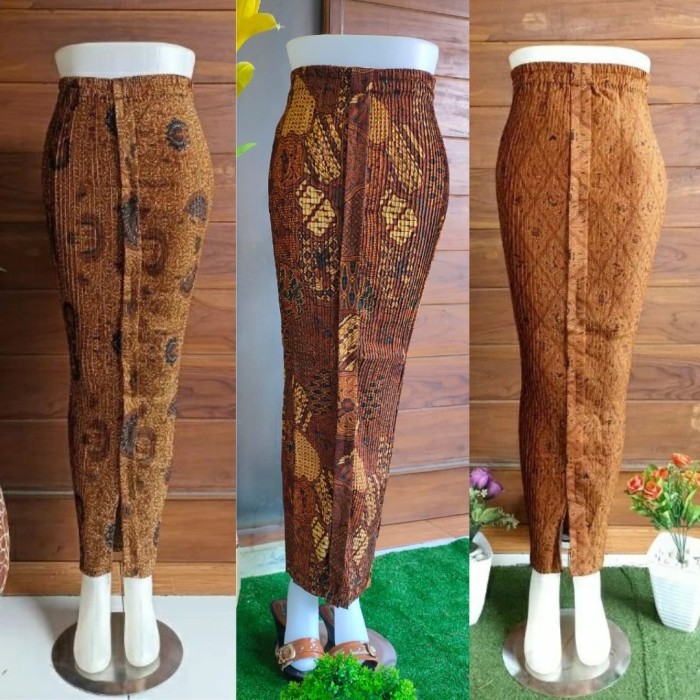 Rok Panjang Bawahan Kebaya / Rok Plisket Wiron / Rok Plisket Batik - SIDOMUKTI