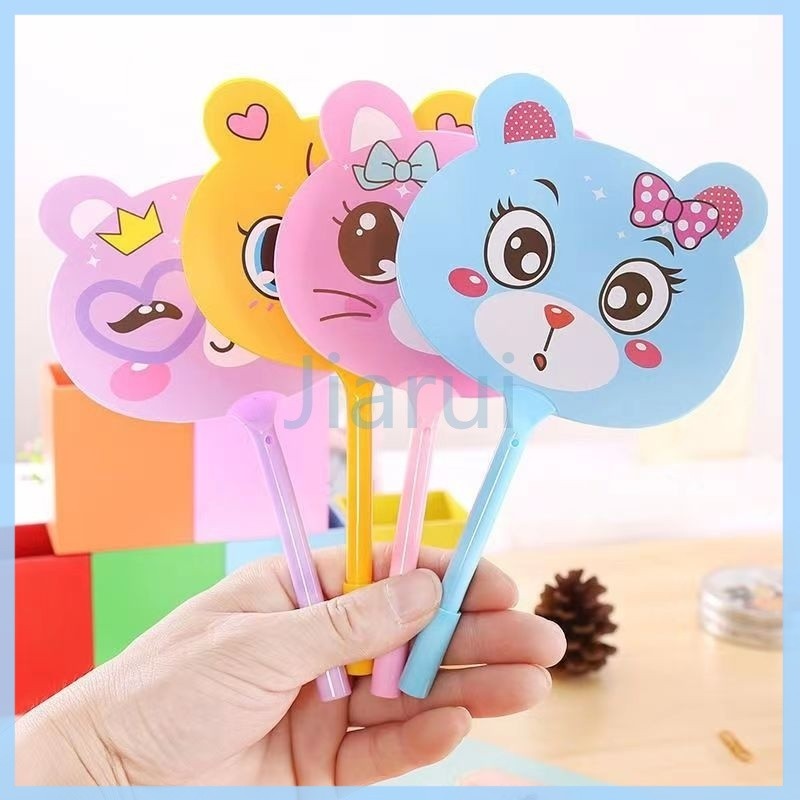 

Jiarui Pulpen gel kipas/bolpoin kipas kartun/pulpen kipas kartun souvenir lucu