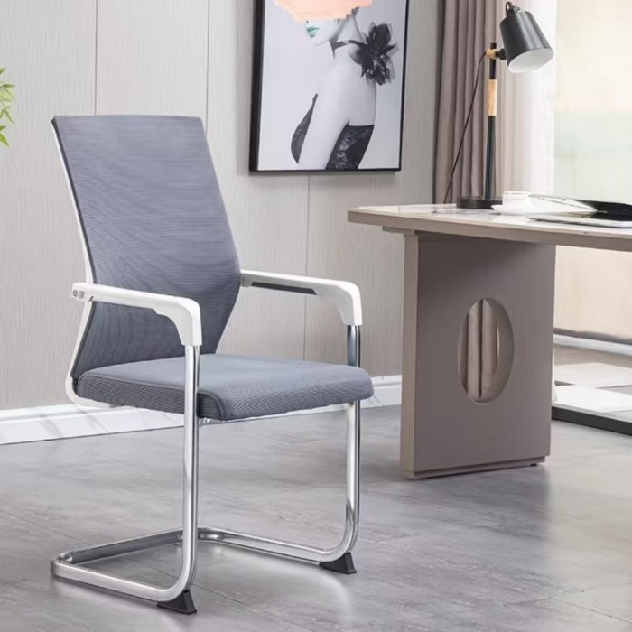 Kursi Meeting Kursi Hadap Kursi Kantor Kursi Kerja U8820 - KM-820 Grey