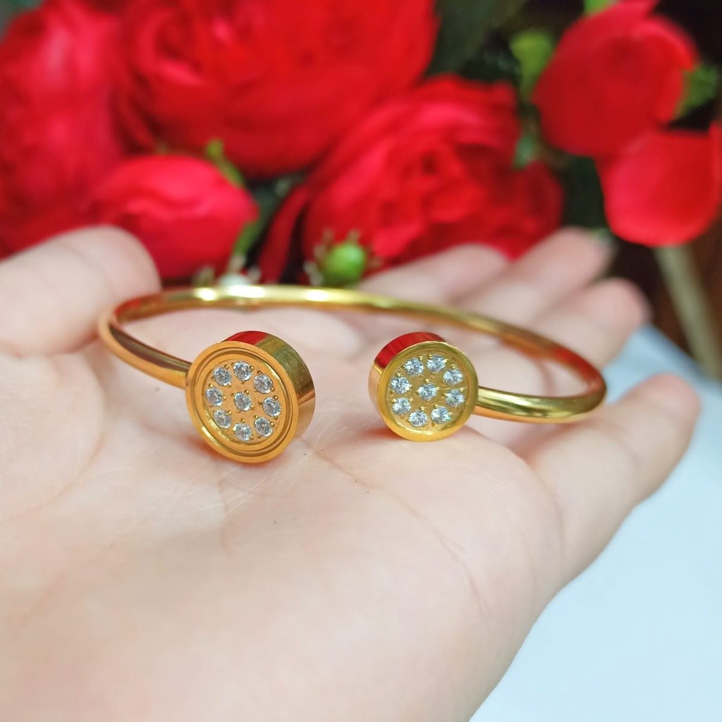 (Bisa COD) [ TERLARIS ] Gelang kesehatan/Gelang quantum pandant gold terbaru