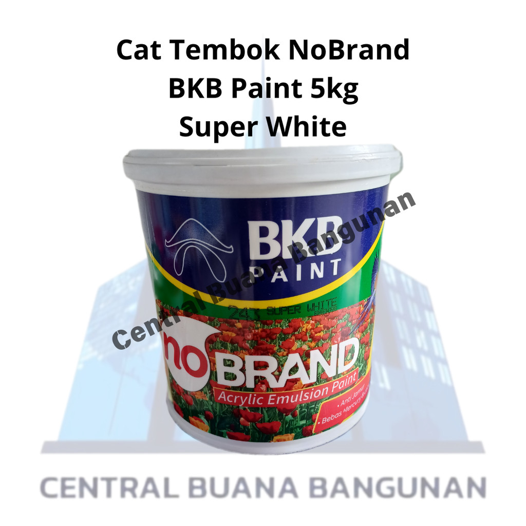 Cat Tembok NoBrand 5kg BKB Paint Super White 243