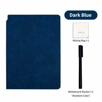 

Papan Tulis JESJE Portable A5 Whiteboard Notebook PU Leather with Pen - Biru