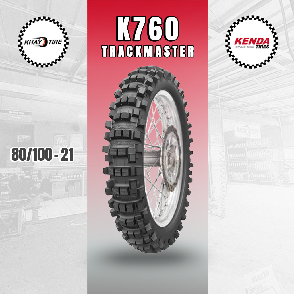 Ban Motor TRAIL KENDA TRACKMASTER 80/100 Ring 21 NON TUBELESS