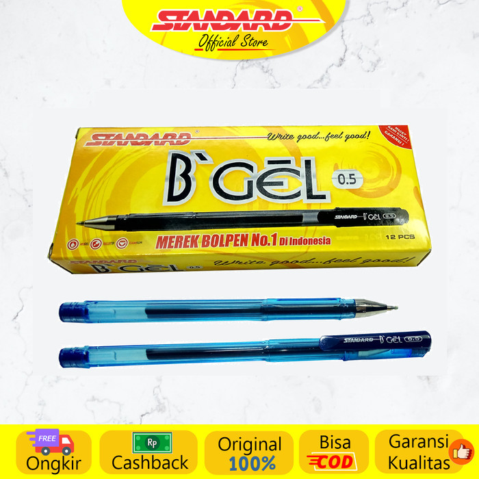 

[Best Seller] STANDARD PEN BGEL 0.5 ISI 6 PCS - Biru