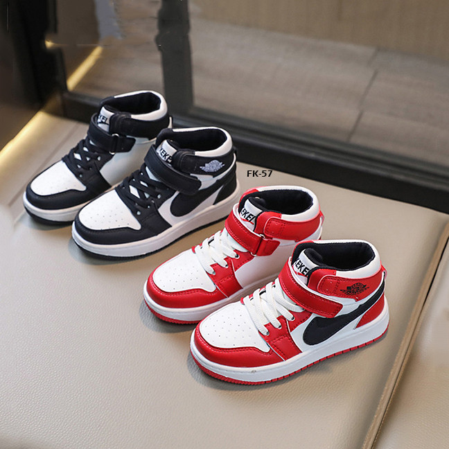 Sepatu Boot Pantofel Anak Perempuan Cewek Tali Slip On Fashion Korean Style Praktis Umur TK SD SMP