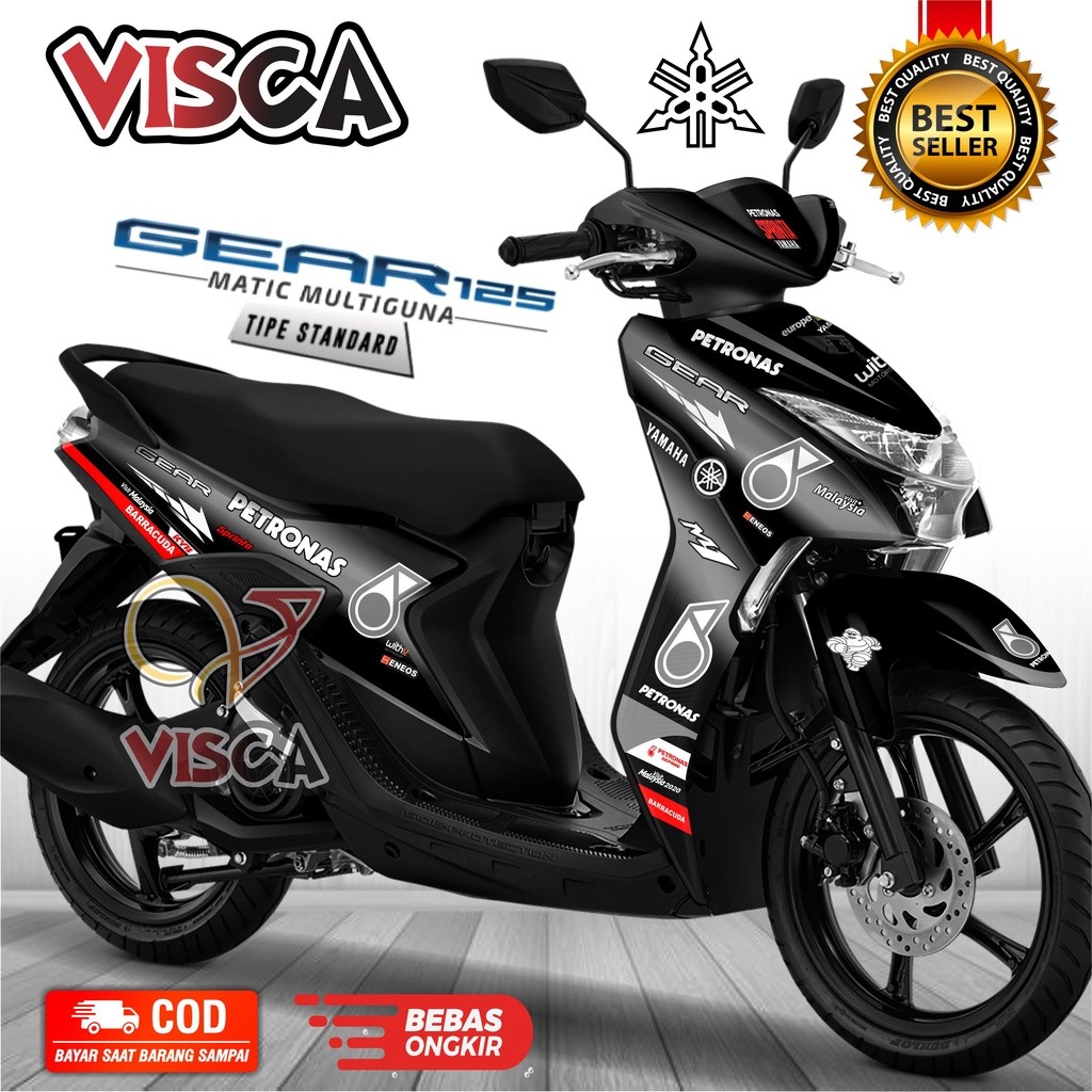 Decal Mio Gear 125 Full Body Stiker Motor Gear 125 Full Body Striping Mio Gear 125 Variasi Decal Hol
