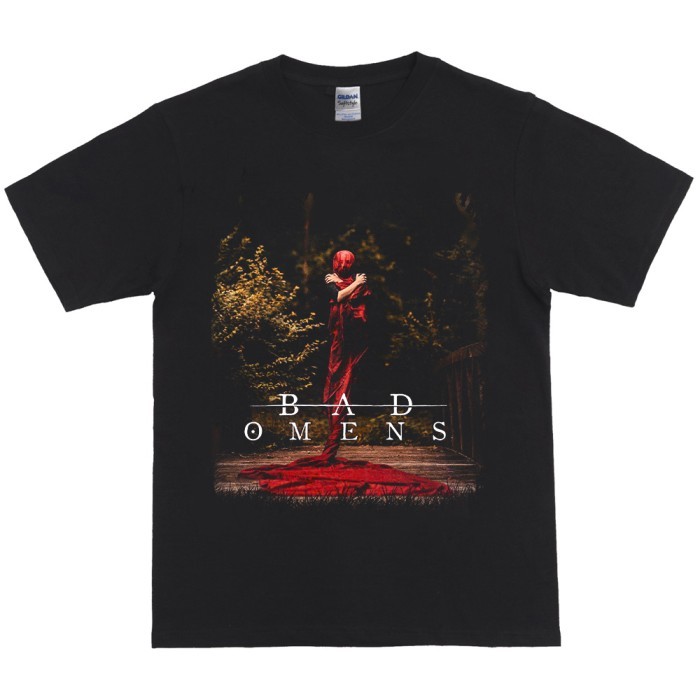 T Shirt 24s Baju Lengan Pendek Unisex Kaos BAD OMENS t-shirt band cotton combed merch by jamstick